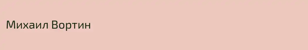 Михаил Вортин